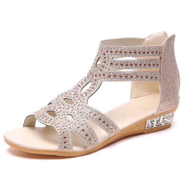 summer women shoes high peep toe cut-outs sandals cover heel zipper wedge with crystal xkd4328, Black
summer women shoes high peep toe cut-outs sandals cover heel zipper wedge with crystal xkd4328, Black
