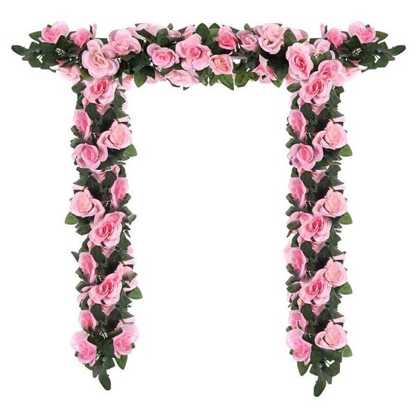 decorative flowers & wreaths 3 pcs artificial rose garland faux vines hanging baskets for home garden wedding arch diy decoration
decorative flowers & wreaths 3 pcs artificial rose garland faux vines hanging baskets for home garden wedding arch diy decoration