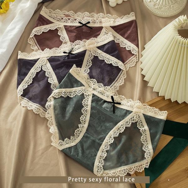 women's panties lace women cotton comfortable mid waist briefs underwear fashion seamless underpants female lingerie pantys, Black;pink
women's panties lace women cotton comfortable mid waist briefs underwear fashion seamless underpants female lingerie pantys, Black;pink
