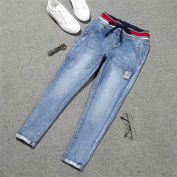high waist ripped womans stretch skinny pencil pants for woman plus size drawsrting ankle length elastic slim jeans mujer, Blue
high waist ripped womans stretch skinny pencil pants for woman plus size drawsrting ankle length elastic slim jeans mujer, Blue