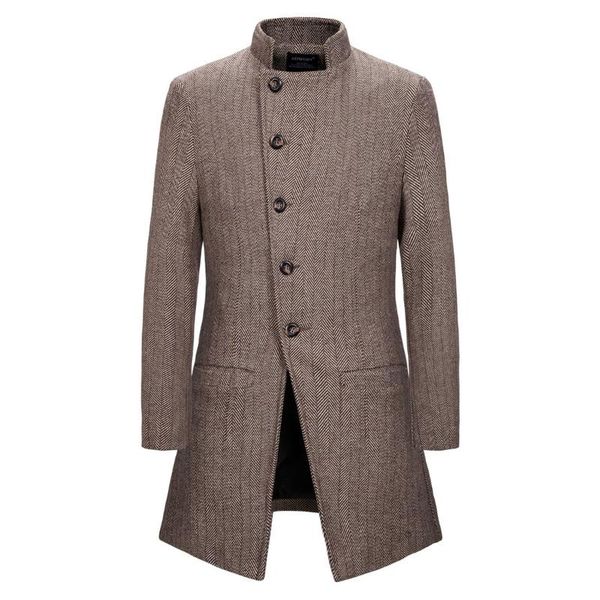 men's wool & blends 2021 men coats winter solid color cold man woolen overcoat, Black
men's wool & blends 2021 men coats winter solid color cold man woolen overcoat, Black