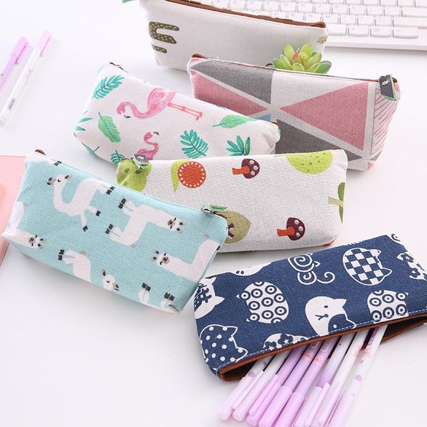 storage bags cute stationery pencil case kawaii school pen box bag canvas pouch supplies organizer simple grid dot
storage bags cute stationery pencil case kawaii school pen box bag canvas pouch supplies organizer simple grid dot