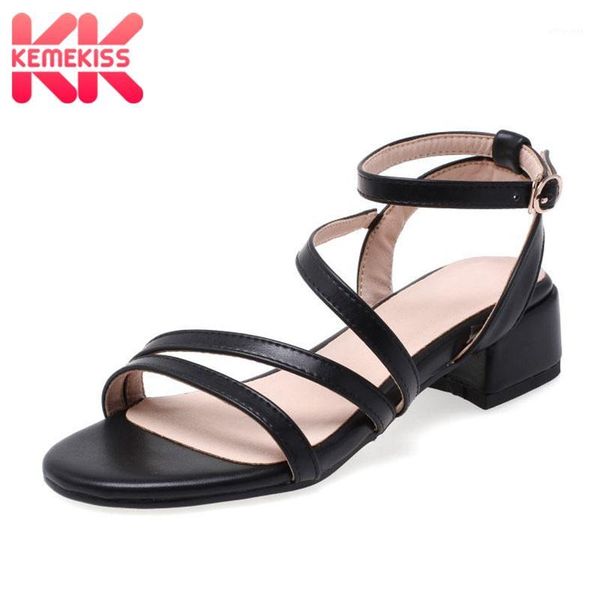 sandals kemekiss simple women ankle buckle solid color mid heels shoes daily summer vacation footwear size 32-441, Black
sandals kemekiss simple women ankle buckle solid color mid heels shoes daily summer vacation footwear size 32-441, Black