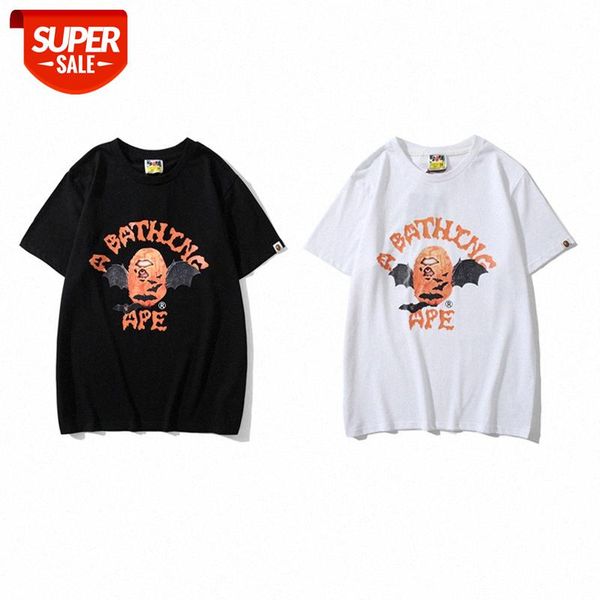 summer japanese tide brand halloween limited little bat male and female couples cotton printed short-sleeved t-shirt #re8n, White;black
summer japanese tide brand halloween limited little bat male and female couples cotton printed short-sleeved t-shirt #re8n, White;black