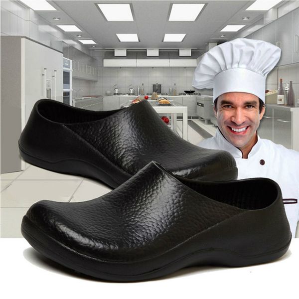 eva non-slip waterproof oil-proof kitchen work shoes for chef master cook l restaurant chef shoes flat sandals, Black
eva non-slip waterproof oil-proof kitchen work shoes for chef master cook l restaurant chef shoes flat sandals, Black