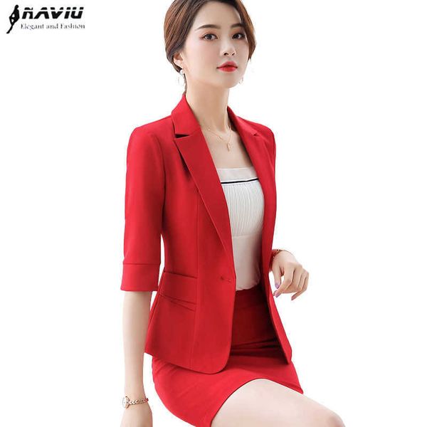 naviu women suit summer fashion temperament formal half sleeve blazer and skirt office ladies interview work wear 210604, White
naviu women suit summer fashion temperament formal half sleeve blazer and skirt office ladies interview work wear 210604, White