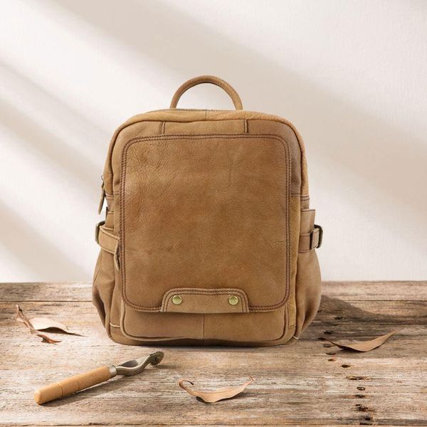 backpack genuine leather casual frosted cowhide woman men student school bag vintage brown lapoutdoor travel hiking backbag
backpack genuine leather casual frosted cowhide woman men student school bag vintage brown lapoutdoor travel hiking backbag