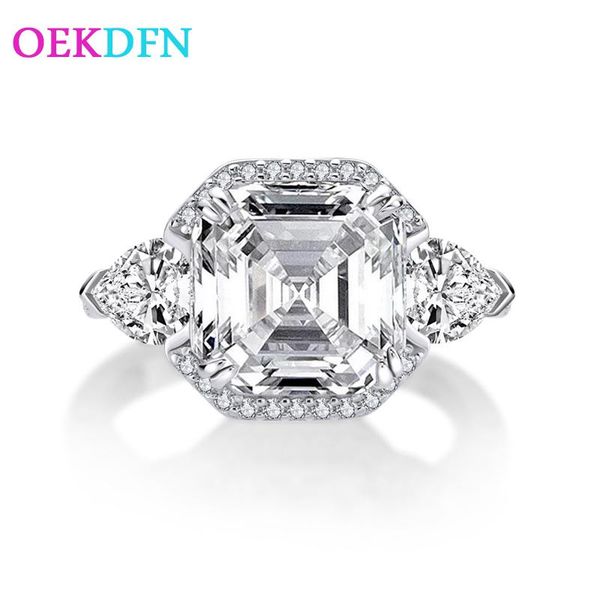 cluster rings oekdfn real 925 sterling silver asscher cut greated moissanite diamonds gemstone wedding engagement white gold ring fine jewel, Golden;silver
cluster rings oekdfn real 925 sterling silver asscher cut greated moissanite diamonds gemstone wedding engagement white gold ring fine jewel, Golden;silver