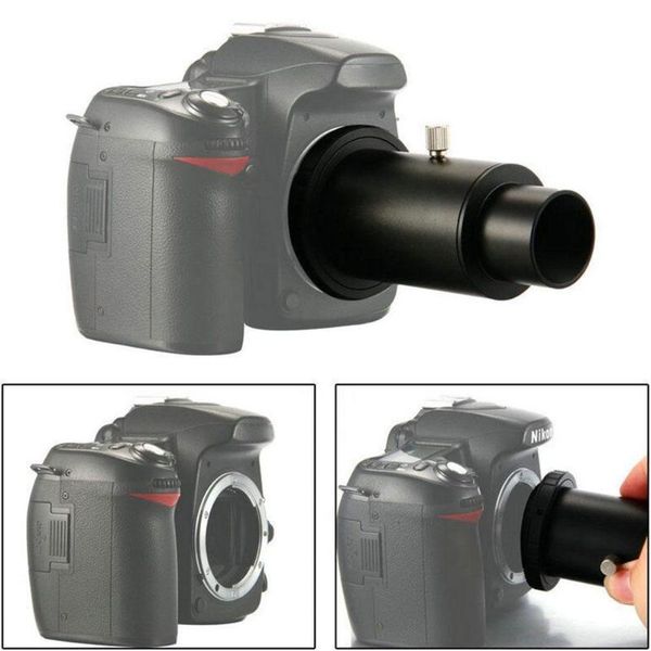 lens adapters & mounts full metal telescope camera adapter t-ring + 1.25" mount extension tube for eos dslr
lens adapters & mounts full metal telescope camera adapter t-ring + 1.25" mount extension tube for eos dslr