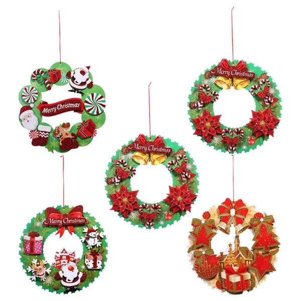 decorative flowers & wreaths 5pcs 3d christmas wreath mall wall sticker home garland decoration random style
decorative flowers & wreaths 5pcs 3d christmas wreath mall wall sticker home garland decoration random style