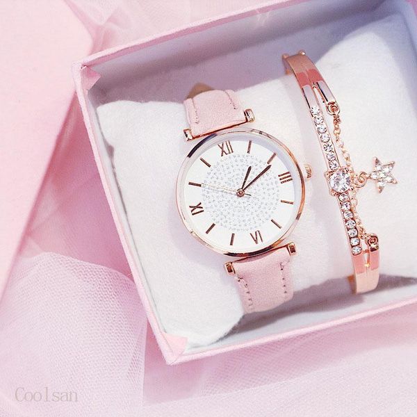 wristwatches luxus frauen uhren armband set starry sky damen uhr casual leder quarz armbanduhr madchen relogio feminino, Slivery;brown
wristwatches luxus frauen uhren armband set starry sky damen uhr casual leder quarz armbanduhr madchen relogio feminino, Slivery;brown