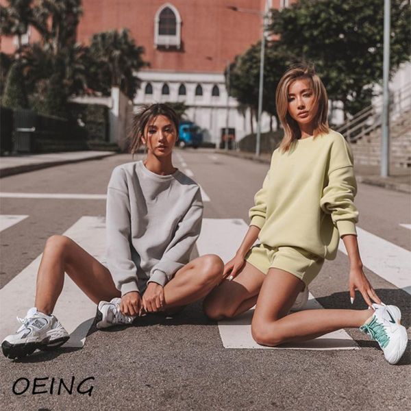 gym clothing 2021 summer 2 piece outfits for women sport tracksuit casual loose jogging sweat suit long sleeve and shorts sets, White;black
gym clothing 2021 summer 2 piece outfits for women sport tracksuit casual loose jogging sweat suit long sleeve and shorts sets, White;black