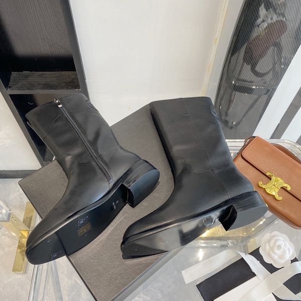 new style leather women's shoes designer high-tube luxury classic casual women's boots size 35-40, Red;white
new style leather women's shoes designer high-tube luxury classic casual women's boots size 35-40, Red;white