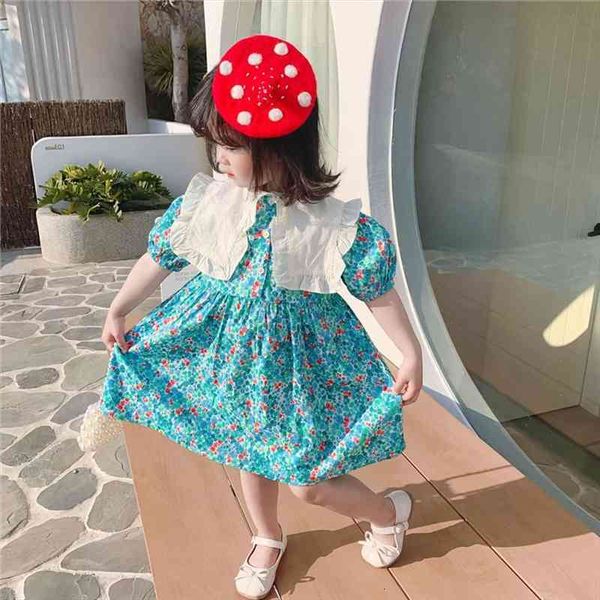 summer big turn-down collar floral princess dress girls cotton puff sleeve dresses kids casual clothes, Red;yellow
summer big turn-down collar floral princess dress girls cotton puff sleeve dresses kids casual clothes, Red;yellow