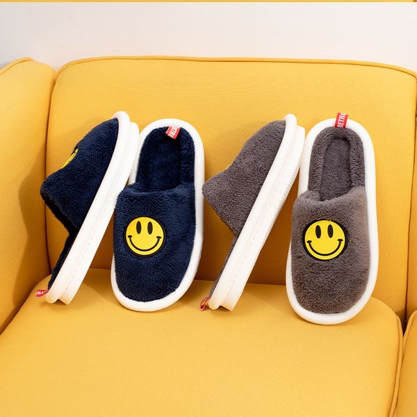 winter/spring warm men slippers women shoes cute smile face plush cotton slides on home indoor faux couples light soft house k722, Black
winter/spring warm men slippers women shoes cute smile face plush cotton slides on home indoor faux couples light soft house k722, Black