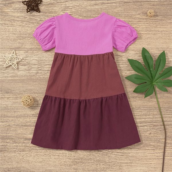 new design good quality factory price fashion selling childrens patchwork round neck short sleeve dress, Red;yellow
new design good quality factory price fashion selling childrens patchwork round neck short sleeve dress, Red;yellow