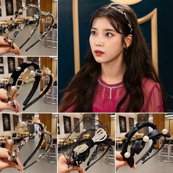 pearl butterfly hair band female temperament simple shining diamond band korean version ins headband hair accessories, Silver
pearl butterfly hair band female temperament simple shining diamond band korean version ins headband hair accessories, Silver