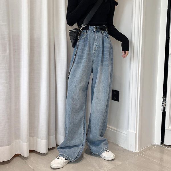 women's jeans vintage for trousers korean pants high waist wide leg baggy loose grey denim mujer 081 pph6351 t9uw, Blue
women's jeans vintage for trousers korean pants high waist wide leg baggy loose grey denim mujer 081 pph6351 t9uw, Blue