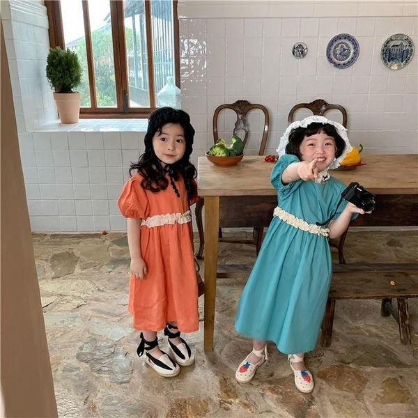 girl's dresses summer cute girls solid color loose korean style 2021 cotton casual short sleeve princess dress, Red;yellow
girl's dresses summer cute girls solid color loose korean style 2021 cotton casual short sleeve princess dress, Red;yellow