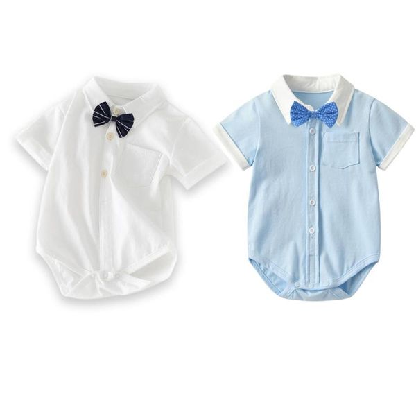 jumpsuits white blue baby boy gentleman necktie decoration romper cotton summer little pocket button outfit
jumpsuits white blue baby boy gentleman necktie decoration romper cotton summer little pocket button outfit