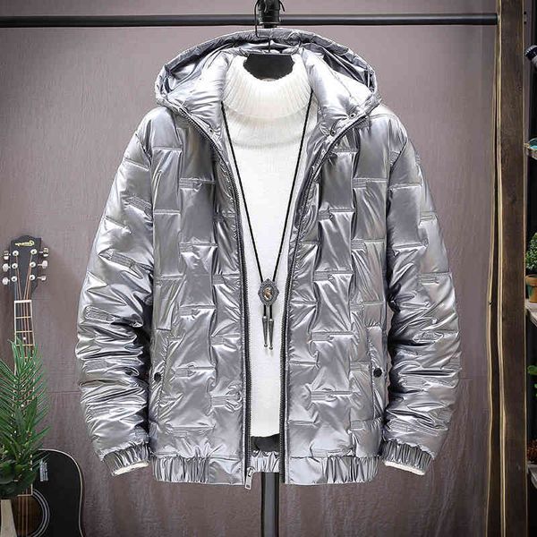 style men slim fashion korea cotton coat warm winter clothes glossy solid attractive down jacket, Black 
style men slim fashion korea cotton coat warm winter clothes glossy solid attractive down jacket, Black
