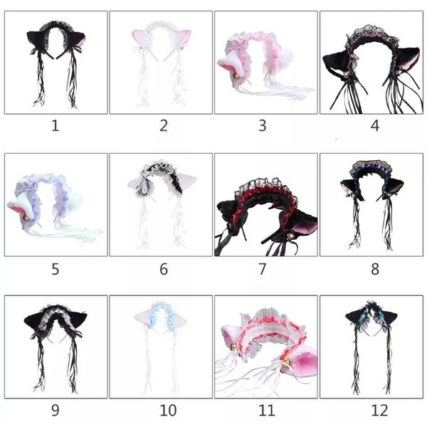 creative new maid animation peripheral cla accessories bell lace cat ear hair band headband, White;golden
creative new maid animation peripheral cla accessories bell lace cat ear hair band headband, White;golden