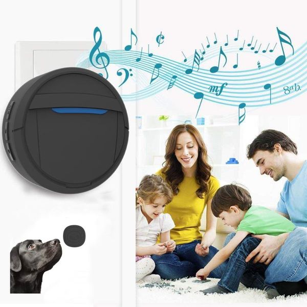 doorbells wireless doorbell with touch button pet dog training door chime ip55 waterproof welcome calling bell transmitter & receiver
doorbells wireless doorbell with touch button pet dog training door chime ip55 waterproof welcome calling bell transmitter & receiver