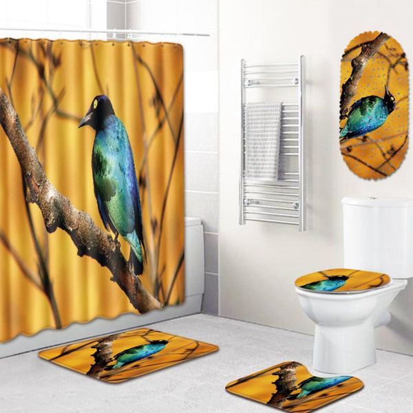 bath mats animal bird shower curtain bathroom mat five-piece toilet carpet rugs set bamboo
bath mats animal bird shower curtain bathroom mat five-piece toilet carpet rugs set bamboo