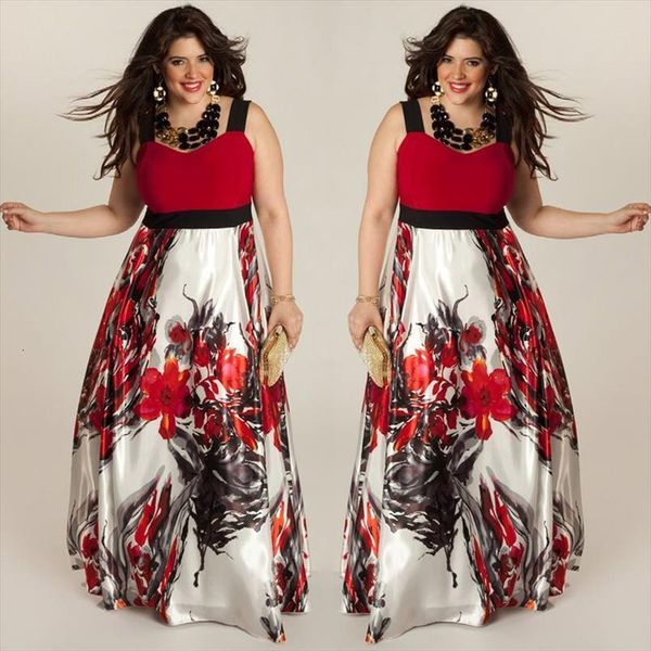 plus size floral summer boho womens dress maxi long red green sleeveless beach party evening sundress, Black;gray
plus size floral summer boho womens dress maxi long red green sleeveless beach party evening sundress, Black;gray