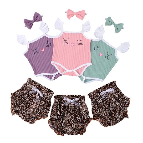 clothing sets 3pcs fashionable baby girls outfit, summer breathable sleeve suspender romper + leopard print shorts bow headwear set, White
clothing sets 3pcs fashionable baby girls outfit, summer breathable sleeve suspender romper + leopard print shorts bow headwear set, White
