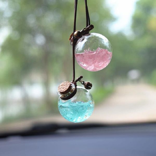 pcs car hanging pendant empty glass perfume bottle suspension ornaments air freshener for essential oils without interior decorations
pcs car hanging pendant empty glass perfume bottle suspension ornaments air freshener for essential oils without interior decorations