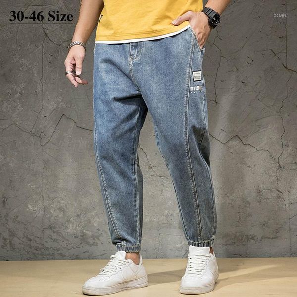 men's jeans plus size cotton hip-hop streetwear harem denim pants spring summer brand loose fashion casual trousers, Blue
men's jeans plus size cotton hip-hop streetwear harem denim pants spring summer brand loose fashion casual trousers, Blue