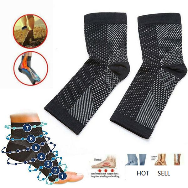 1 pair sports ankle brace compression ankle support anti fatigue socks breathable net foot sleeve yoga anklet protective gear, Blue;black
1 pair sports ankle brace compression ankle support anti fatigue socks breathable net foot sleeve yoga anklet protective gear, Blue;black