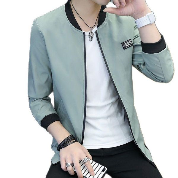 men's jackets 2021 men jacket slim casual baseball for stand collar with zipper coat homme fashion clothing, Black;brown
men's jackets 2021 men jacket slim casual baseball for stand collar with zipper coat homme fashion clothing, Black;brown