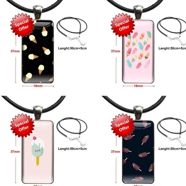 pendant necklaces for party gift my delicious cream glass necklace handmade half rectangle, Silver
pendant necklaces for party gift my delicious cream glass necklace handmade half rectangle, Silver