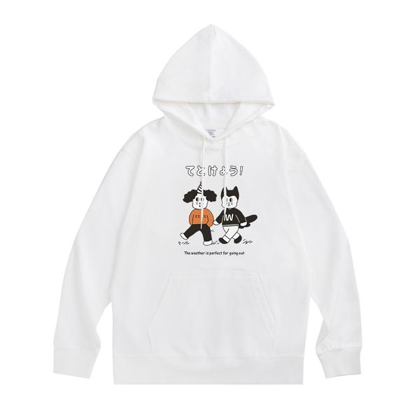 2021 autumn winter new men's women's hoodie age reduction fashion brand street hip hop hooded couple thickened jacket, Black
2021 autumn winter new men's women's hoodie age reduction fashion brand street hip hop hooded couple thickened jacket, Black