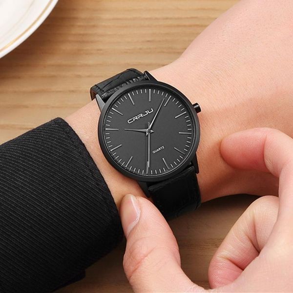 wristwatches men watches crrju minimalist ultrathin wrist watch waterproof men's quartz clock relogio masculino, Slivery;brown
wristwatches men watches crrju minimalist ultrathin wrist watch waterproof men's quartz clock relogio masculino, Slivery;brown
