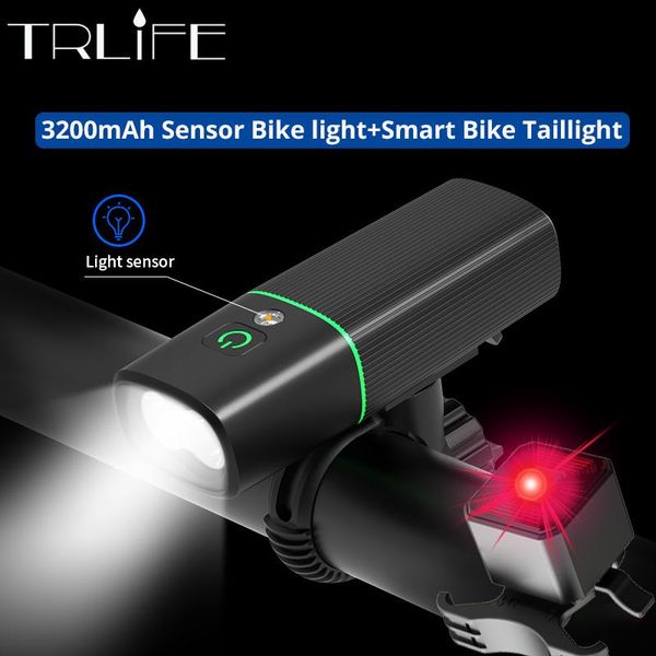 est upgrade smart induction 2t6 3200mah bicycle front light set+usb rechargeable taillight cycling bike lights
est upgrade smart induction 2t6 3200mah bicycle front light set+usb rechargeable taillight cycling bike lights