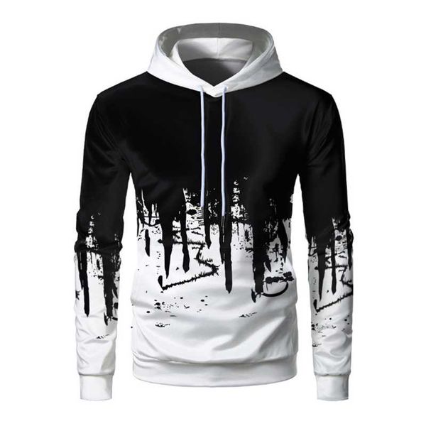 men's hoodies & sweatshirts autumn winter 3d splash-ink print casual long sleeve oversize hoodie sweatshirt, Black
men's hoodies & sweatshirts autumn winter 3d splash-ink print casual long sleeve oversize hoodie sweatshirt, Black