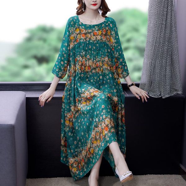 casual dresses 2021 summer boho floral mulberry silk maxi dress women vintage chiffon 4xl plus size elegant bodycon party vestidos, Black;gray
casual dresses 2021 summer boho floral mulberry silk maxi dress women vintage chiffon 4xl plus size elegant bodycon party vestidos, Black;gray