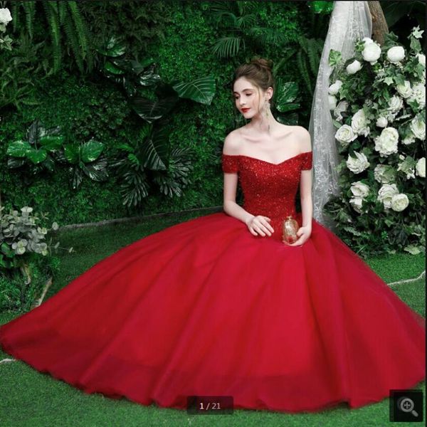 vestido de noiva 2021 red tulle ball gown wedding dresses heavily beading sequins sparkly princess puffy bride dress floor length corset vin, White
vestido de noiva 2021 red tulle ball gown wedding dresses heavily beading sequins sparkly princess puffy bride dress floor length corset vin, White