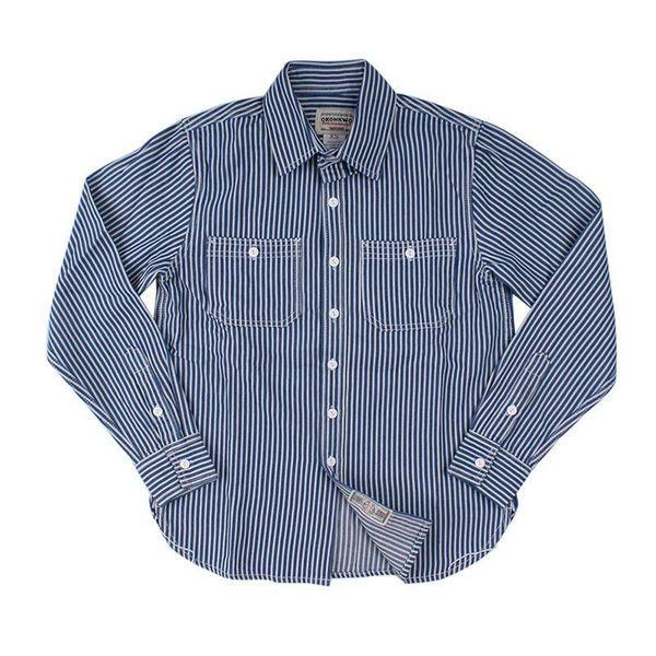 men's casual shirts vintage striped wrok for men fall railroad retro long sleeve western worker shirt slim fit, White;black
men's casual shirts vintage striped wrok for men fall railroad retro long sleeve western worker shirt slim fit, White;black