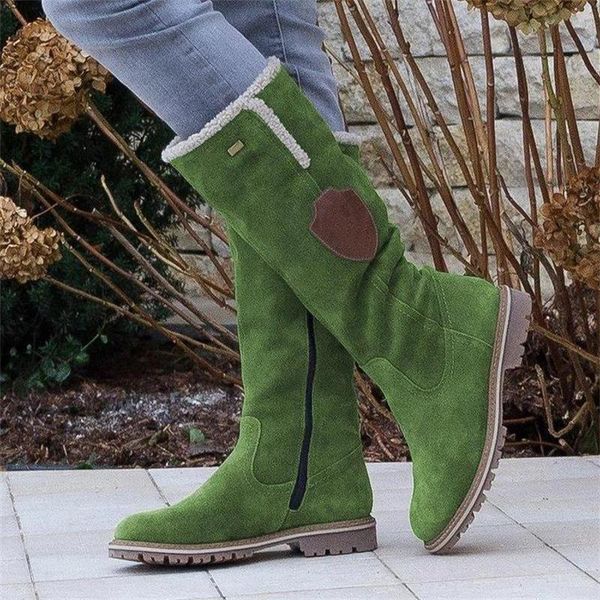boots 2021 women's shoes fashion solid color suede round head side zipper low heel comfortable and warm winter snow 6kf355, Black
boots 2021 women's shoes fashion solid color suede round head side zipper low heel comfortable and warm winter snow 6kf355, Black