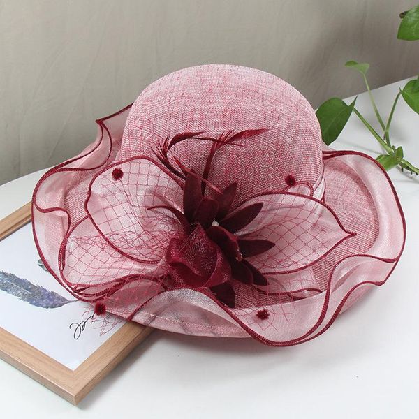 headpieces organza wedding hats for women scalloped big brim exaggerate elegant mesh sunshade accessories bridal headwear, Silver
headpieces organza wedding hats for women scalloped big brim exaggerate elegant mesh sunshade accessories bridal headwear, Silver