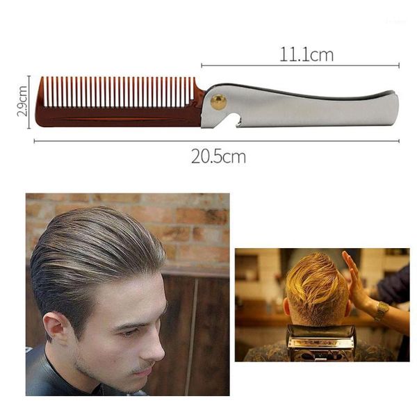 pcs stainless steel folding pocket clip hamens womens beauty handmadeir moustache beard comb can be use1, Silver
pcs stainless steel folding pocket clip hamens womens beauty handmadeir moustache beard comb can be use1, Silver