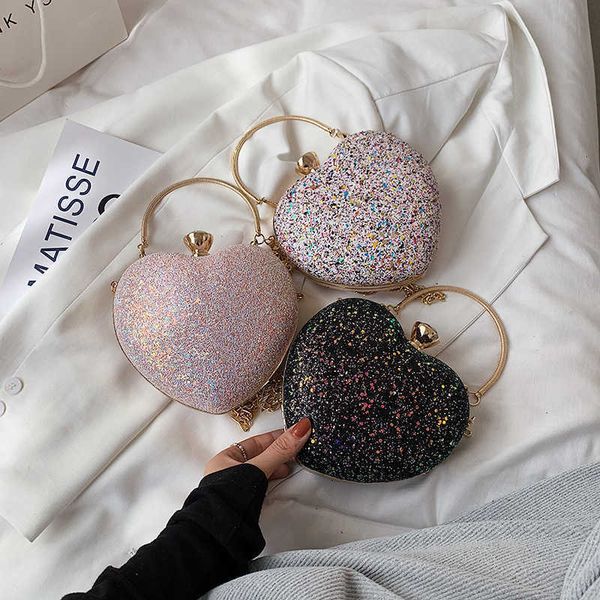 luxury squined heart-shaped party purses hbags for women cute and fashionable ladies chain shoulder bag wedding cossbody c0601
luxury squined heart-shaped party purses hbags for women cute and fashionable ladies chain shoulder bag wedding cossbody c0601