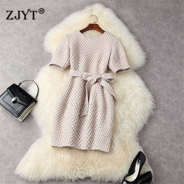 summer runway fashion designers short sleeve lace up women mini party dresses elegant lady office vestidos 210601, Black;gray
summer runway fashion designers short sleeve lace up women mini party dresses elegant lady office vestidos 210601, Black;gray