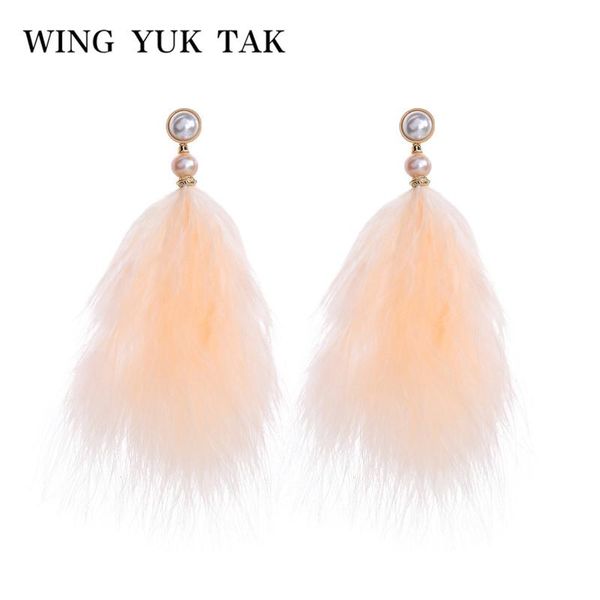 dangle & chandelier long feather drop earrings for women romantic imitation pearl statement jewelry wholesale oorbellen, Silver
dangle & chandelier long feather drop earrings for women romantic imitation pearl statement jewelry wholesale oorbellen, Silver