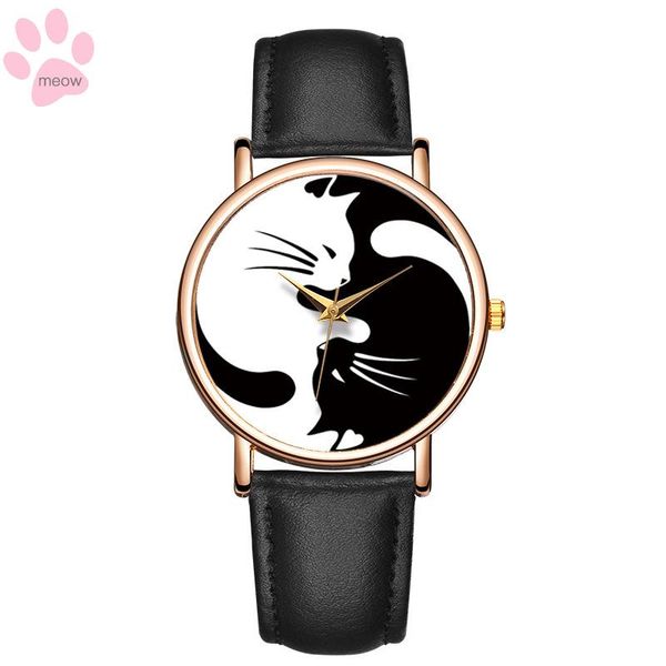 wristwatches obawa 2021 selling women cute cat pattern faux leather casual clock gift fashion, Slivery;brown
wristwatches obawa 2021 selling women cute cat pattern faux leather casual clock gift fashion, Slivery;brown