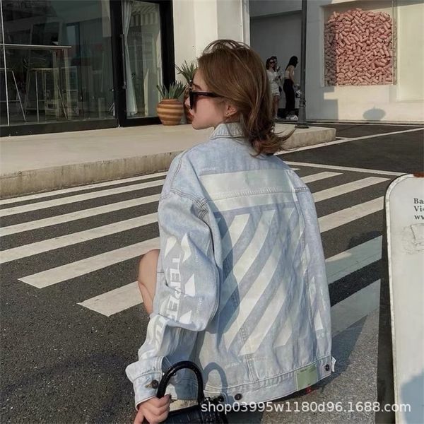 and autumn winter new fashion off arr style denim jacket loose versatile casual men's women's coupleytvf, Black;brown
and autumn winter new fashion off arr style denim jacket loose versatile casual men's women's coupleytvf, Black;brown